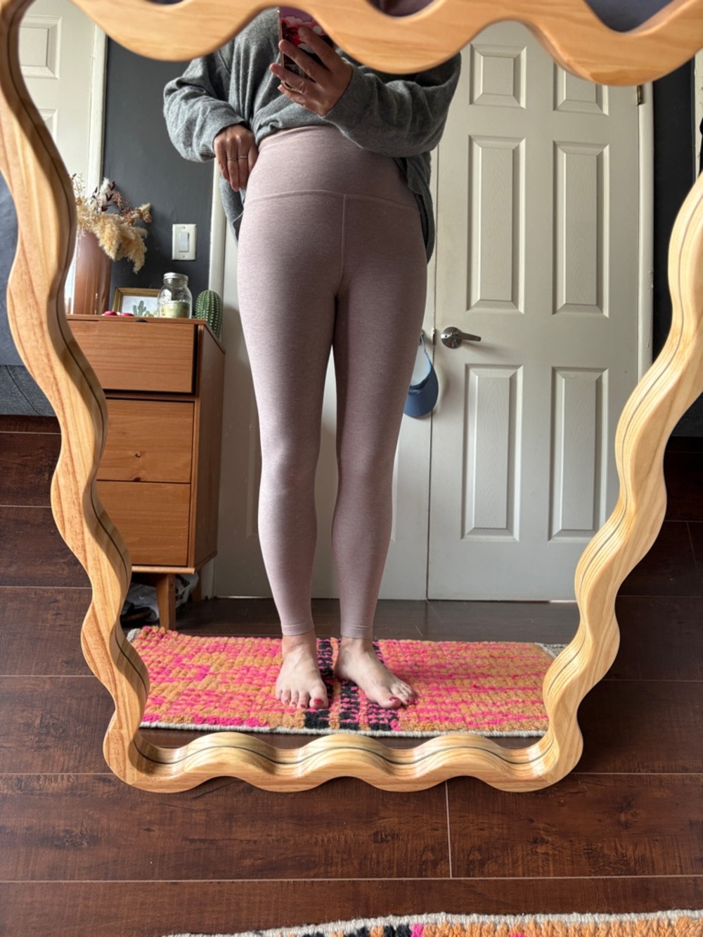 Beyond Yoga Mauve High-Rise Leggings